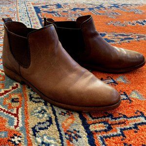 Sutro Brown Leather Booties